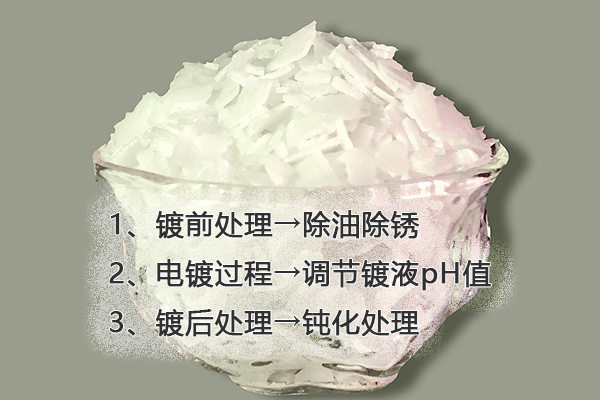 氫氧化鈉在電鍍行業(yè)有哪些作用和用途？